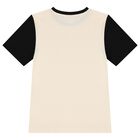 Boys Ivory Logo T-Shirt, 1, hi-res