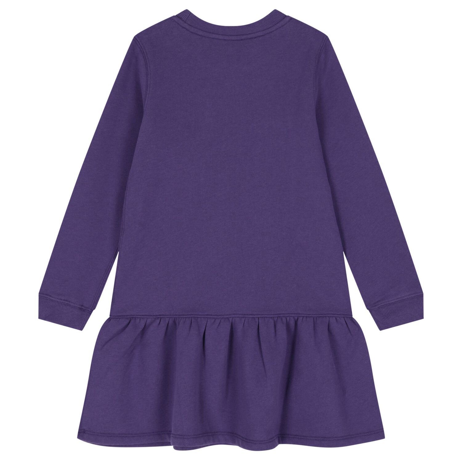 Girls Purple Polo Bear Dress, 1, hi-res