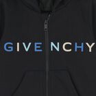 توب اولاد هودى بسحاب بالشعار باللون الاسود, 2, hi-res