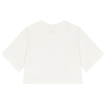 Girls Ivory Logo T-Shirt