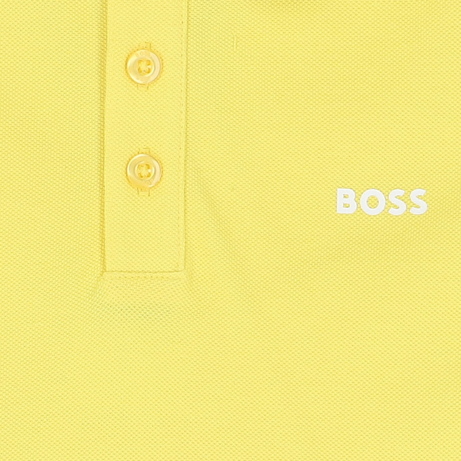 Boys Yellow Logo Polo Shirt, 1, hi-res
