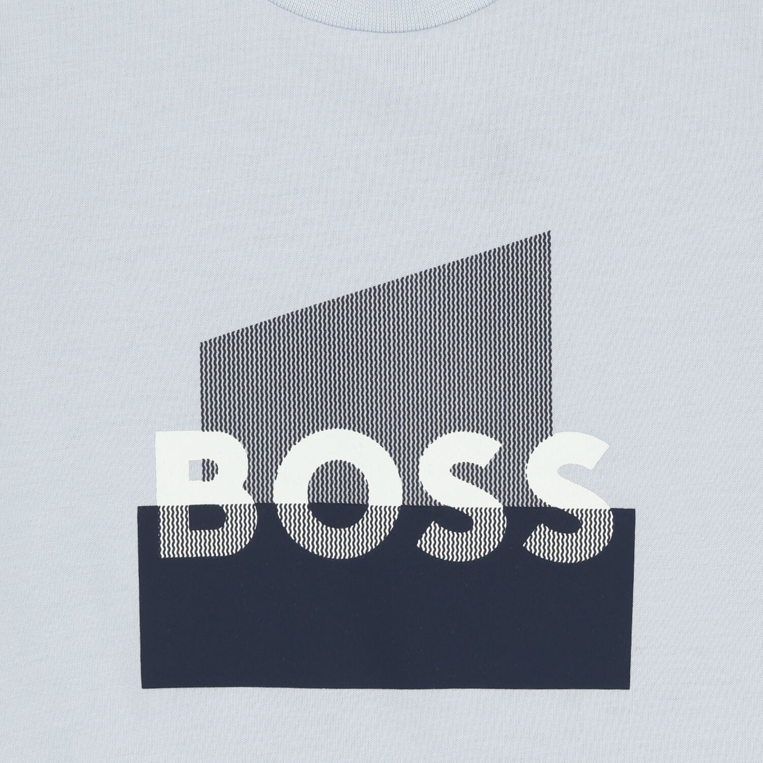 Younger Boys Mini Me Blue Logo T-Shirt, 1, hi-res