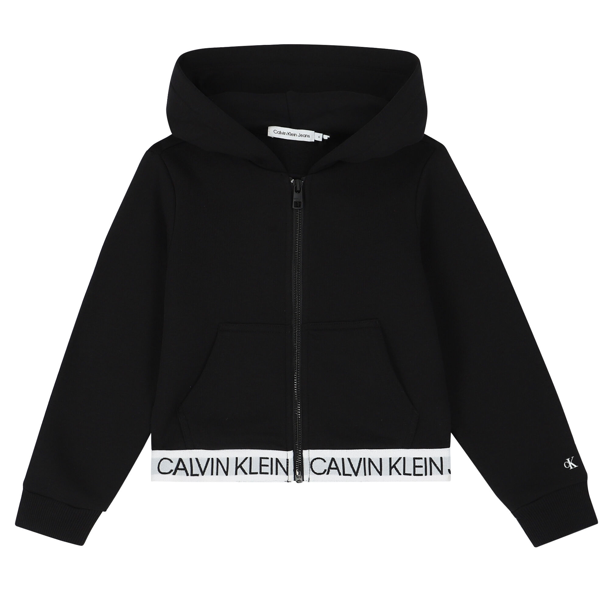 Calvin Klein Girls Black White Logo Tracksuit Junior Couture UAE