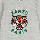 Boys Grey Tiger Logo Sweatshirt, 1, hi-res