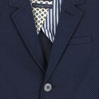 Boys Navy Blue Blazer, 1, hi-res