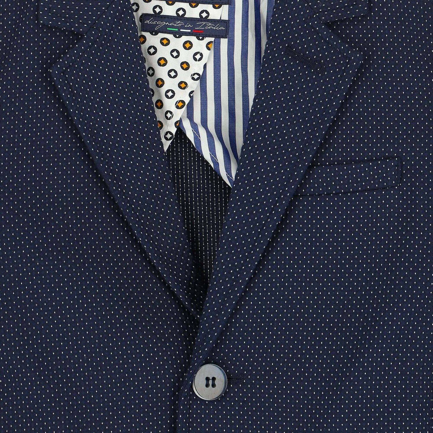 Boys Navy Blue Blazer, 1, hi-res