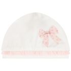 طقم أفرول بنات باللون العاجى والوردى, 1, hi-res