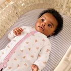 طقم بنات هدايا أفرول بولو باللون الأبيض والوردي, 1, hi-res