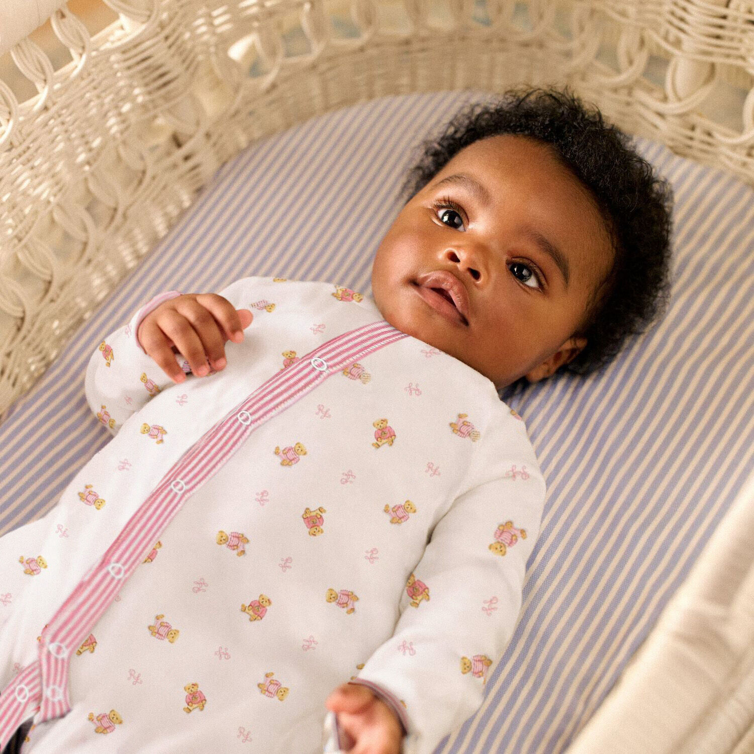 طقم بنات هدايا أفرول بولو باللون الأبيض والوردي, 1, hi-res