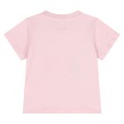 Younger Girls Pink Ladybird Logo T-Shirt, 1, hi-res