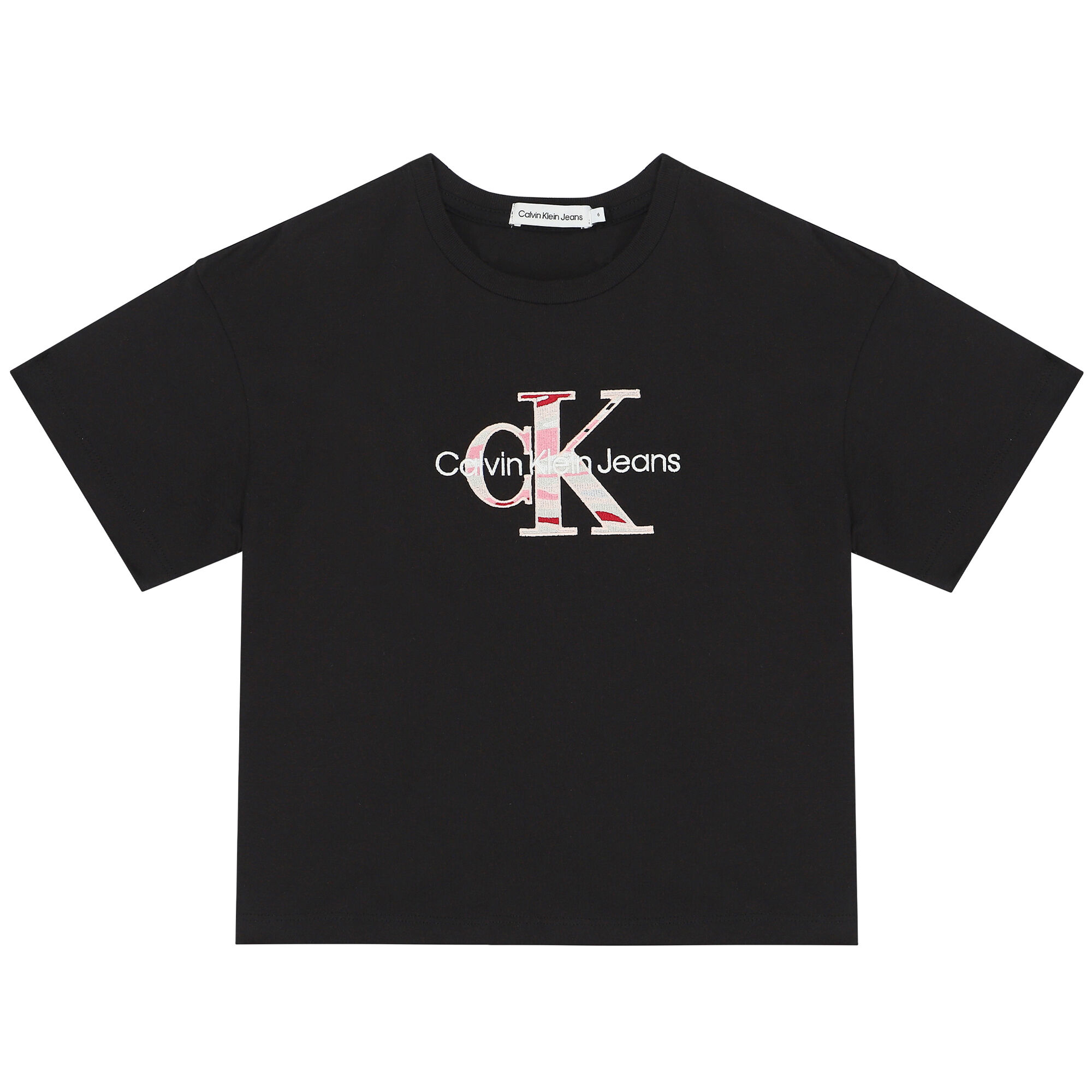 Ladies black calvin klein t shirt online