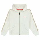 هودى بسحاب باللون الرمادى للبنات , 1, hi-res