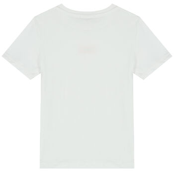 Boys White Logo T-Shirt
