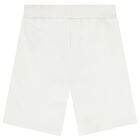 شورت اولاد بشعار تيدى بير باللون الابيض , 1, hi-res