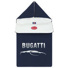 Baby Boys Navy & White Logo Nest, 1, hi-res