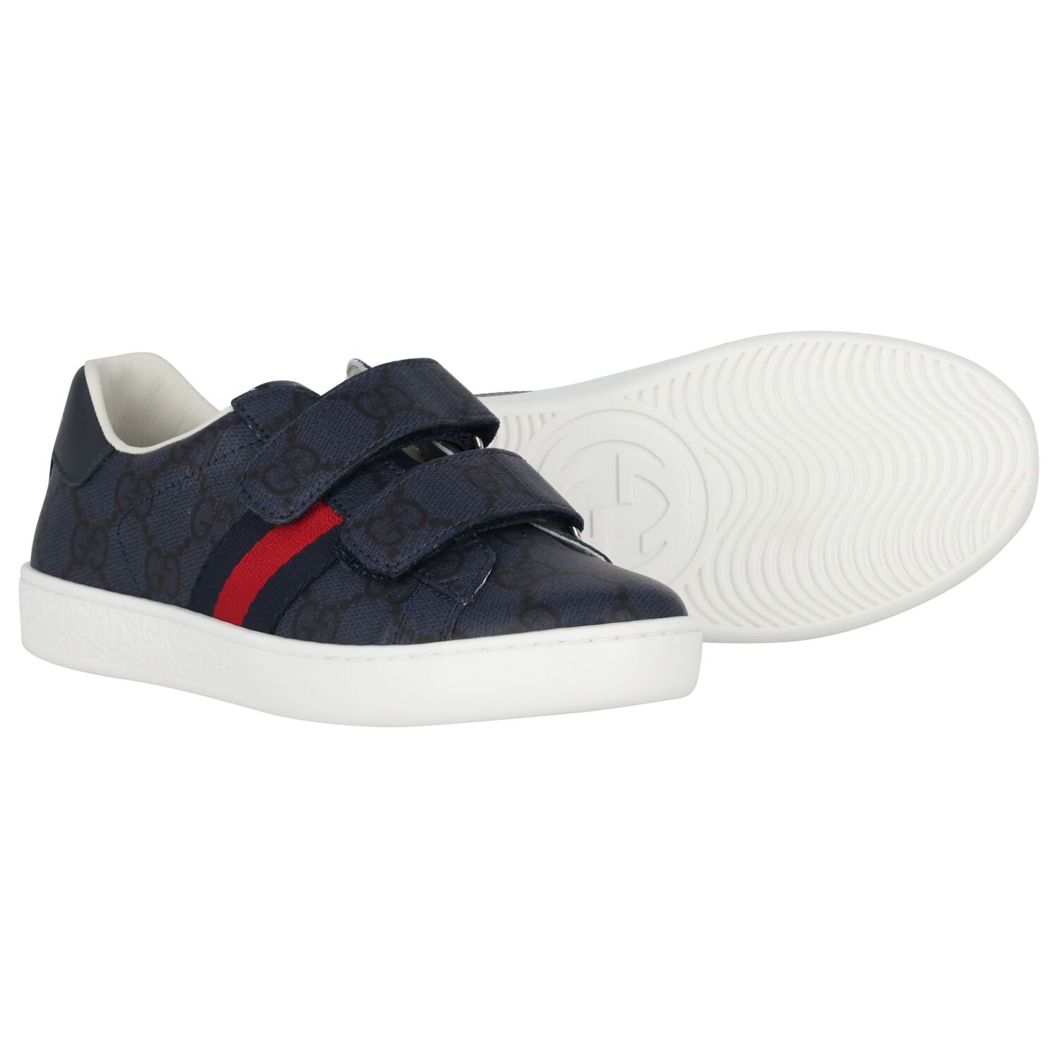 Navy Blue Ace GG Supreme Trainers, 1, hi-res image number null