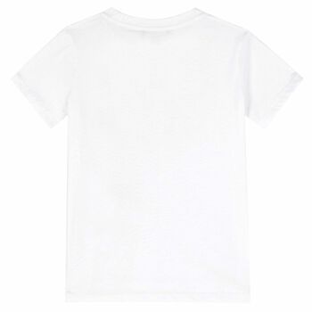 Boys White Logo T-Shirt