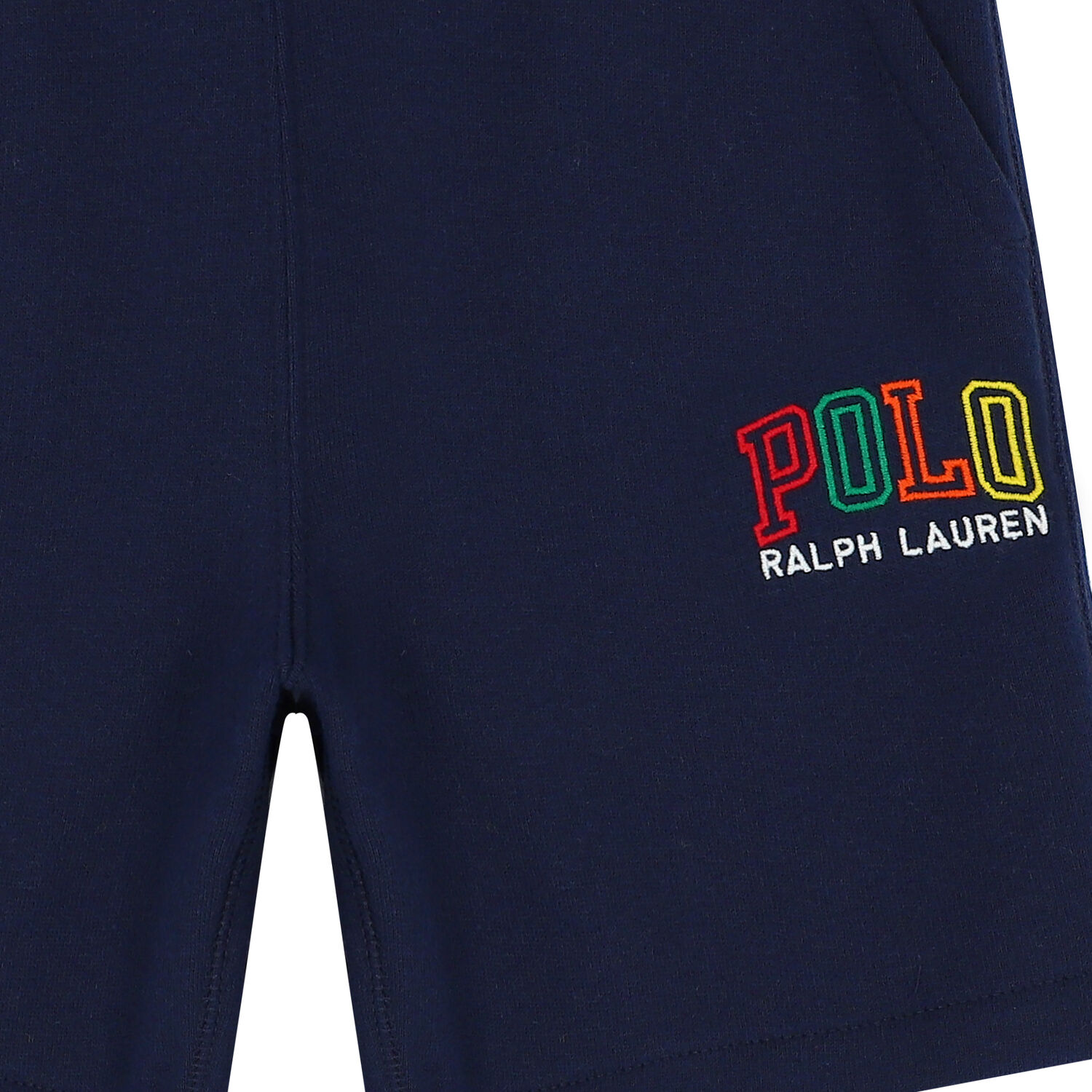 Boys Navy Blue Logo Shorts, 1, hi-res image number null