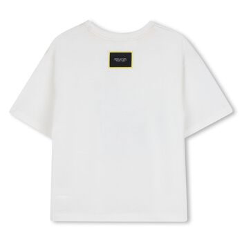 Boys Ivory Popcorn Logo T-Shirt