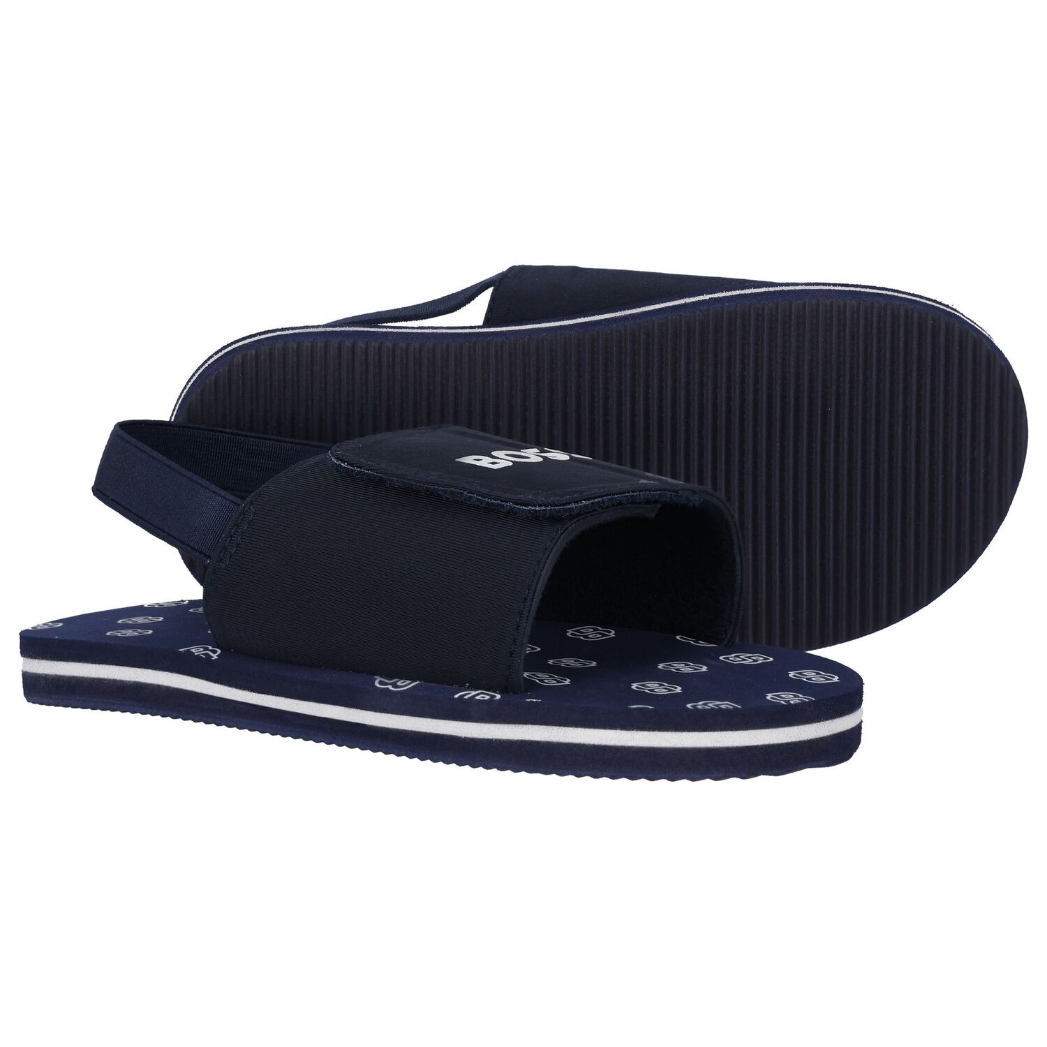 صندل اولاد بالشعار باللون الكحلى, 3, hi-res image number null