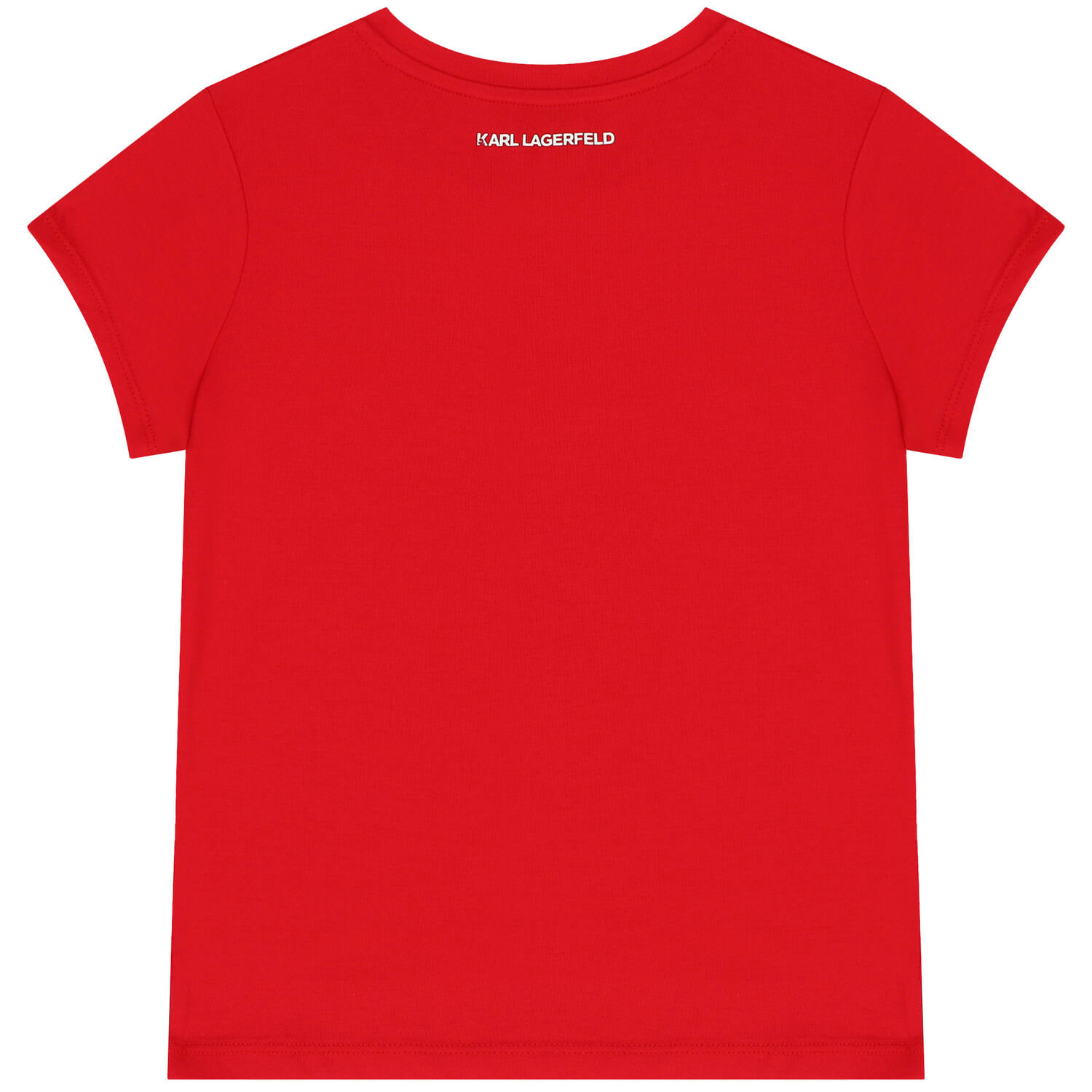Girls Red Logo T-Shirt, 3, hi-res image number null