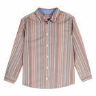 Boys Striped Mini Me Cotton Shirt, 1, hi-res