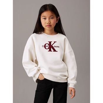 Girls Ivory Logo Sweatshirt