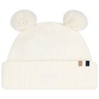 Ivory Baby Hat & Booties Gift Set, 1, hi-res