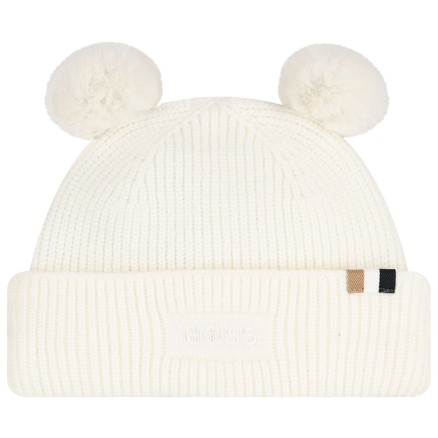 Ivory Baby Hat & Booties Gift Set, 1, hi-res