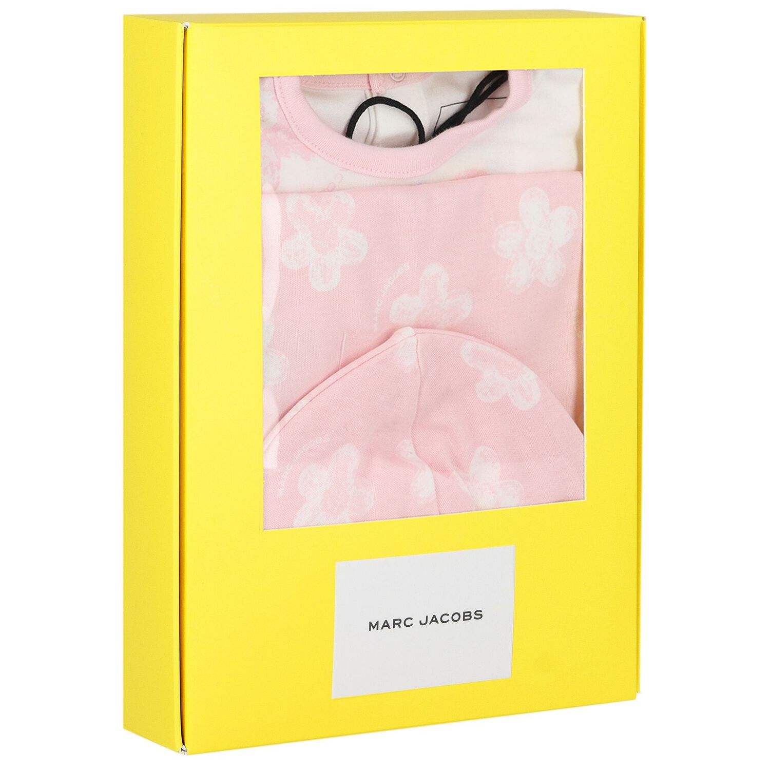 طقم هديا افرول بنات مزين بالزهور باللون الابيض والوردى , 1, hi-res