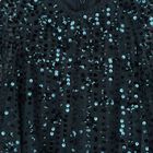 Girls Blue Sequin & Star Cape Dress , 2, hi-res