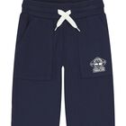 Boys Navy Blue Logo Joggers, 2, hi-res