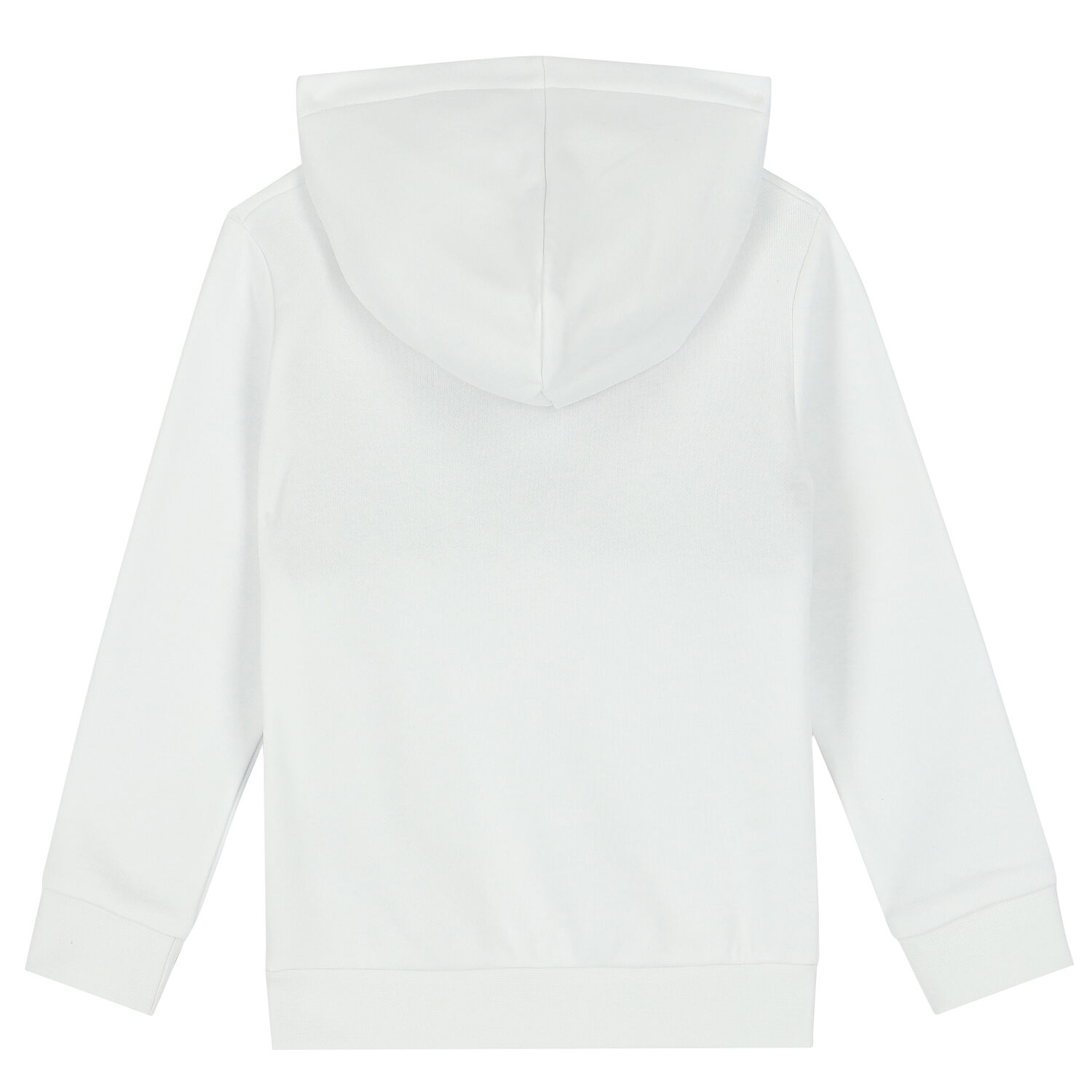 Boys White Logo Hooded Top, 1, hi-res image number null