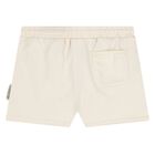 Younger Boys Ivory Vehicle Shorts, 1, hi-res