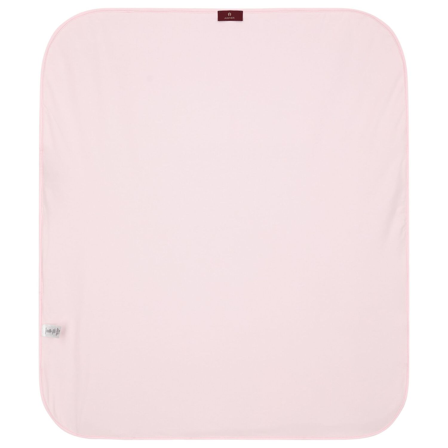 Baby Girls Ivory & Pink Logo Blanket, 3, hi-res