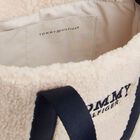 حقيبة حمل شيربا للبنات من الصوف باللون العاجي, 1, hi-res