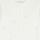Baby Boys White & Blue Babygrows ( 2 Pack ), 2, hi-res