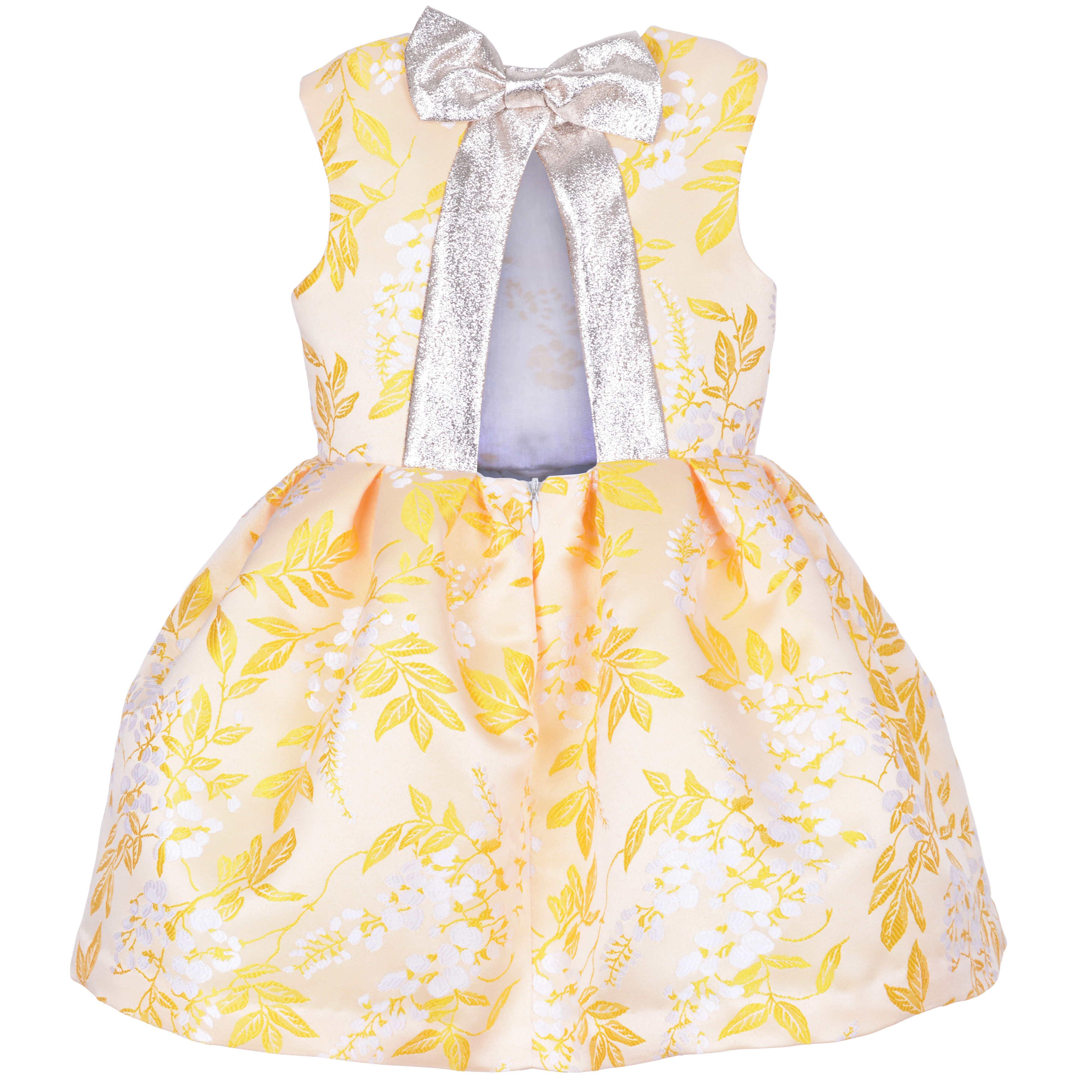 Yellow and white dress hotsell