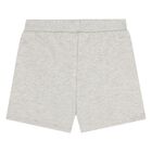 Younger Boys Grey Tiger Logo Shorts Set, 1, hi-res