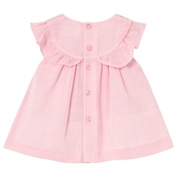 Baby Girls Pink Smock Dress