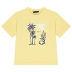 تيشيرت اولاد باللون الكحلى والاصفر ( 2 قطعه ) , 1, hi-res