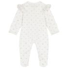 طقم افرول بنات بفيونكه باللون الابيض والوردى , 1, hi-res