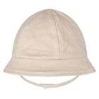 طقم ملابس داخلية وقبعة للأولاد الصغار باللونين البيج والأبيض, 3, hi-res