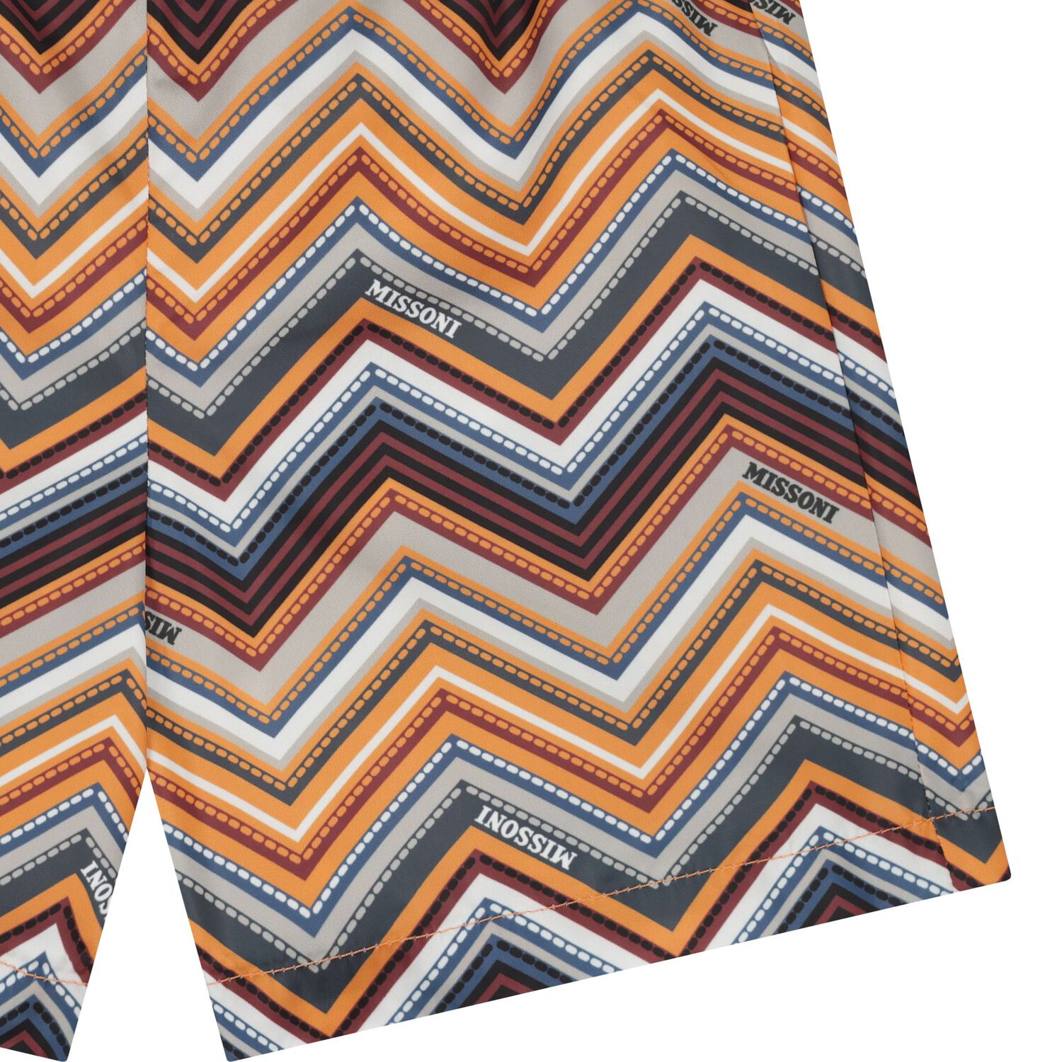 شورت أولاد سباحة بطبعة باللون البرتقالي, 1, hi-res