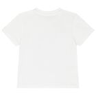 Younger Boys White & Navy Blue Shorts Set, 2, hi-res