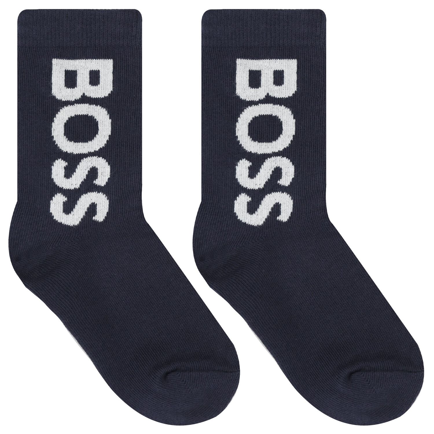 Boys Navy Logo Socks ( 2-Pack ), 2, hi-res image number null