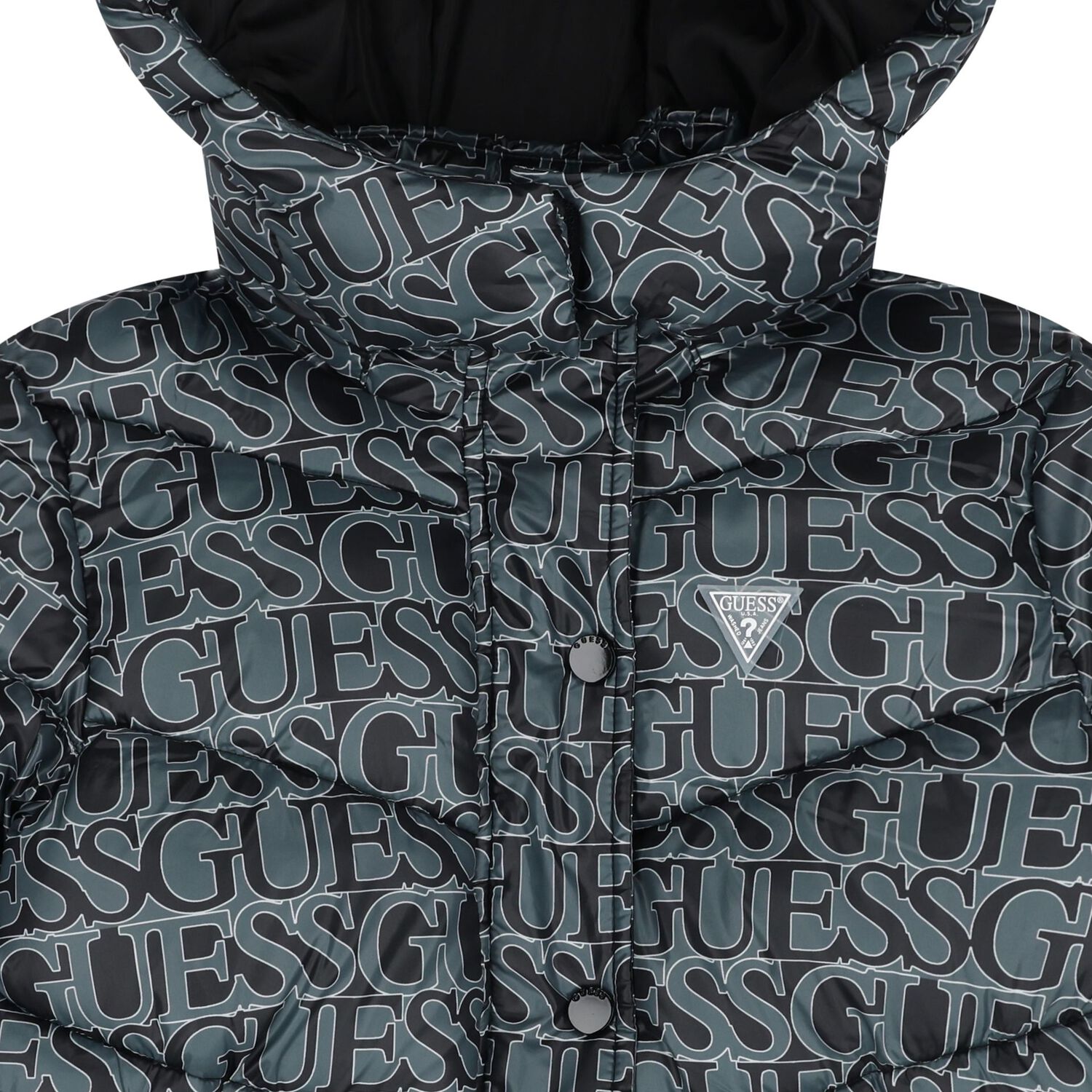 جاكت مبطن للاولاد بالشعار باللون الاخضر والاسود , 1, hi-res image number null