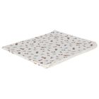 Baby Girls Ivory Teddy Bear Blanket, 1, hi-res