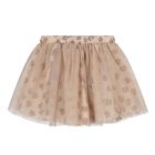 Baby White & Beige Tulle Skirt Set, 1, hi-res