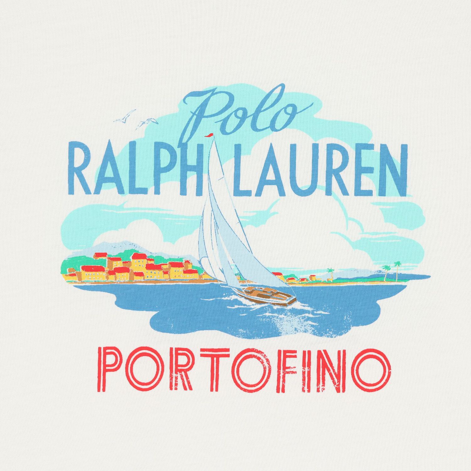 Boys White Portofino Print T-Shirt, 1, hi-res image number null